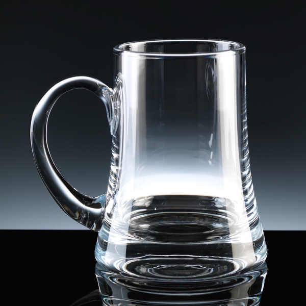 Balmoral Glass Mouth Blown Tavern 10oz Tankard, Single, Satin Boxed