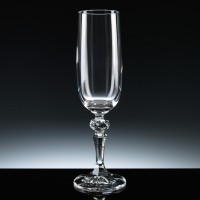 Mirelle 6oz Champagne Flute, Six, Satin Boxed